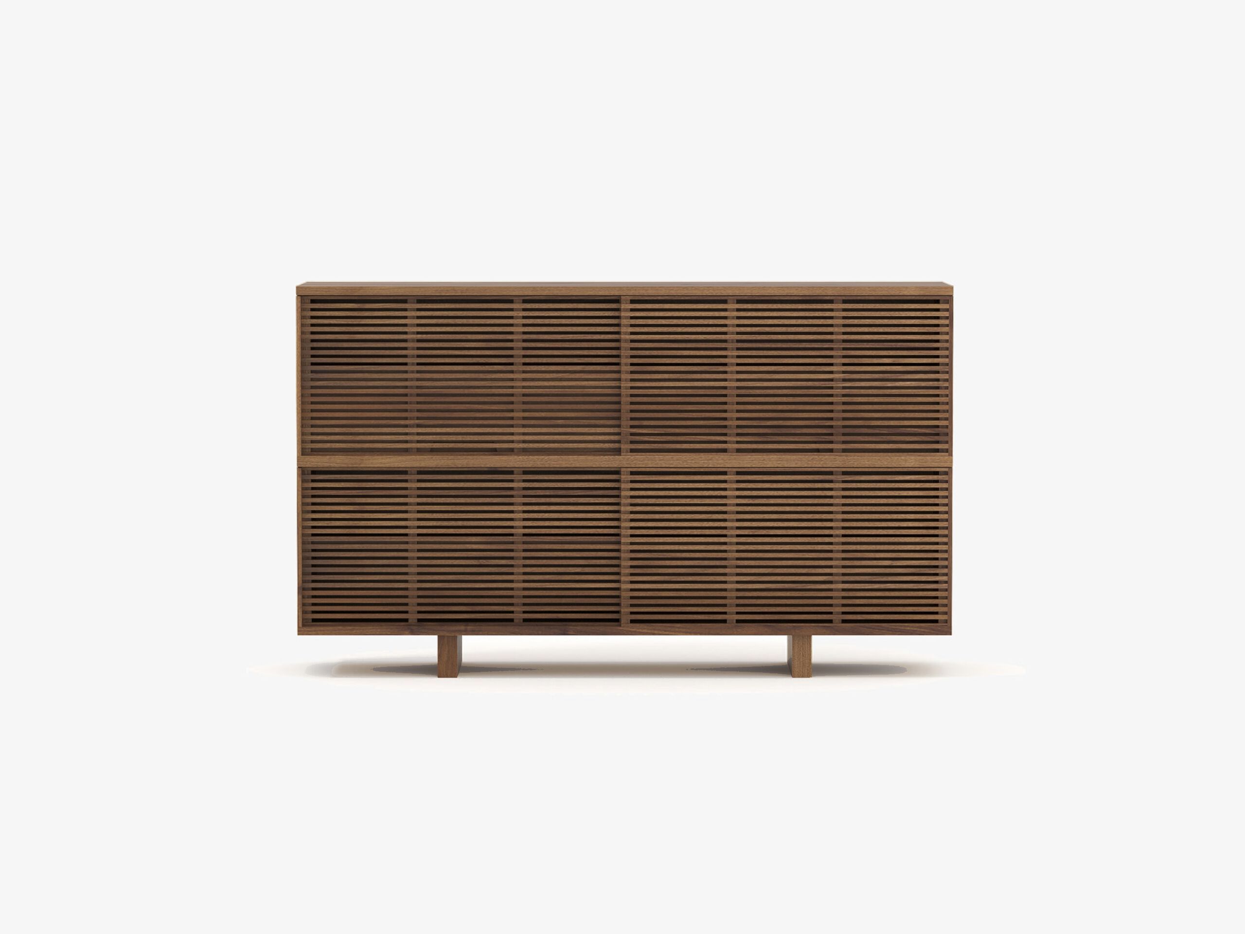 Шкаф из массива дерева с раздвижными дверями Air Division Telegramme ARCH-00116536 - Вид №1