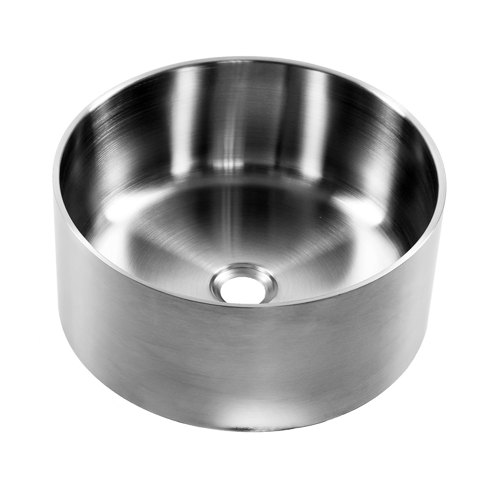 Накладная раковина ring380 melana profline 1,2/160 сатин накладная круглая ring380, без донного клапана Ring380 сатин - Вид №4