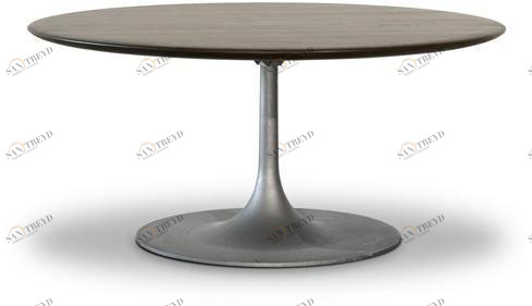 BAXTER Круглый стол из массива дерева sun-id-1511039