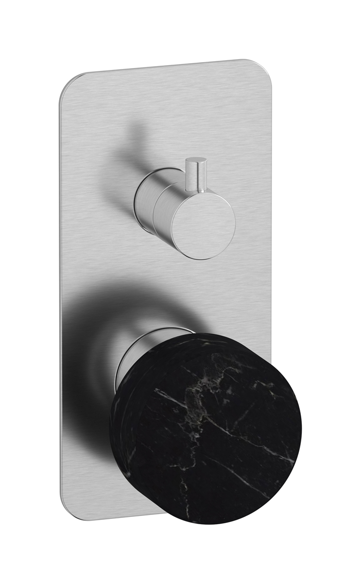 Встроенный смеситель для душа с двухходовым дивертером WE ARE IB mr310ss_2 Brushed Nickel Marmo