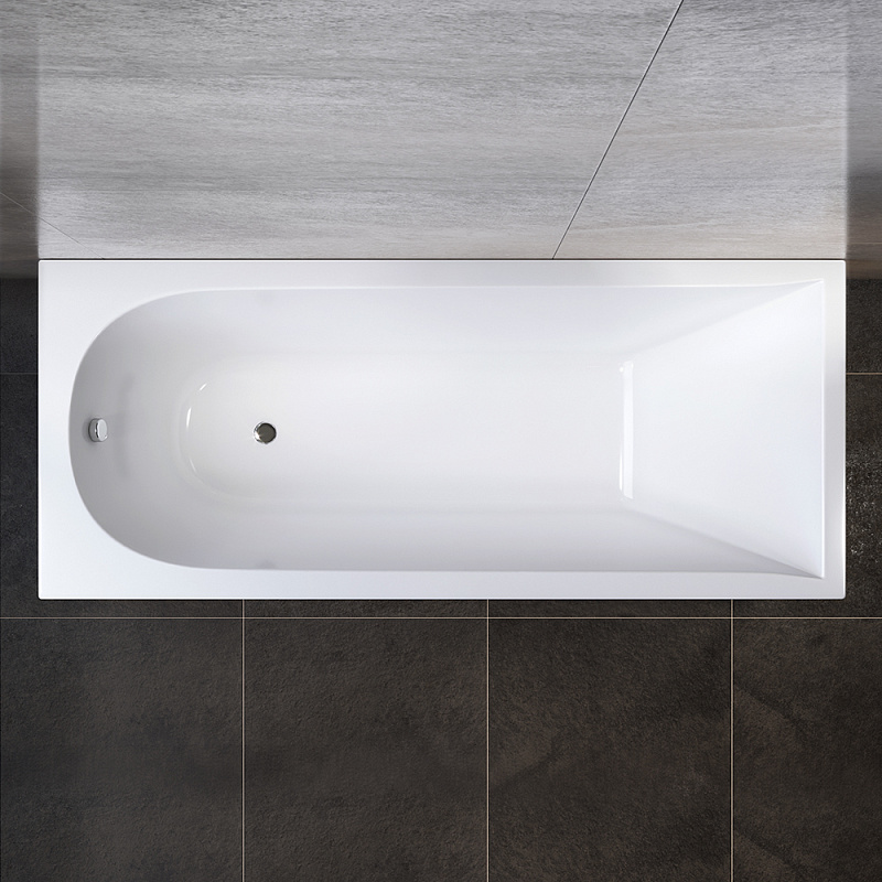 W72A-180-080W-A2 Ванна акриловая 180x80 AM.PM Spirit - Вид №1