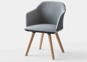 GABER Офисное кресло с подлокотниками, обитое тканью Manaa