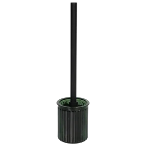 Ершик для унитаза Swensa Clap с держателем, зеленый 89380257