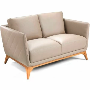 Диван Nobleza Piel двухместный прямой бежевый от Angel Cerda ANGEL CERDA ДИЗАЙНЕРСКИЕ 150242 Бежевый