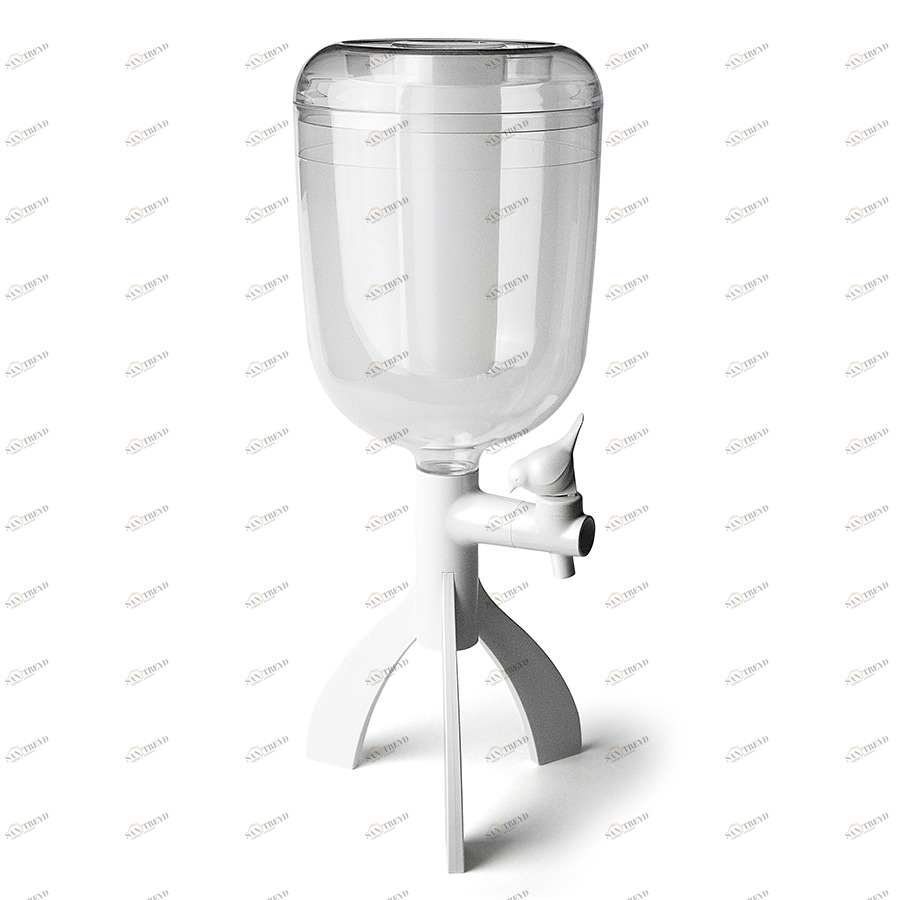 Диспенсер для воды настольный 3 л белый Thirsty Bird QUALY ДИЗАЙНЕРСКИЕ 00-3871466 Белый 