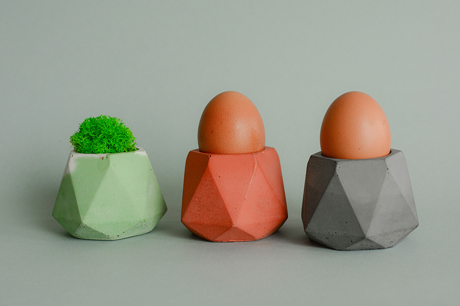 Подсвечник бетонный Eco "Линту" терракот ЭКОЧЕЛОВЕКИ BET402 - Вид №1