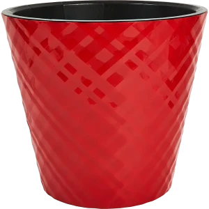 Горшок цветочный Ingreen Manhattan ø19 h17.3 см v3.3 л пластик красный