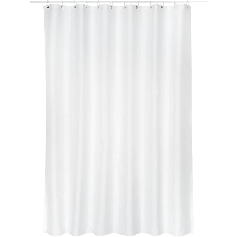 Штора для ванны Silver Rain, 180х200 см, полиэстер, цвет белый/серебряный BATH PLUS ШТОРЫ DECOR COLLECTION STLM-2067835 - Вид №1