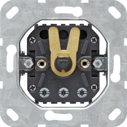015400 Выключатель поворотный управления жалюзи 1-полюсный 10A 250V Gira System 55