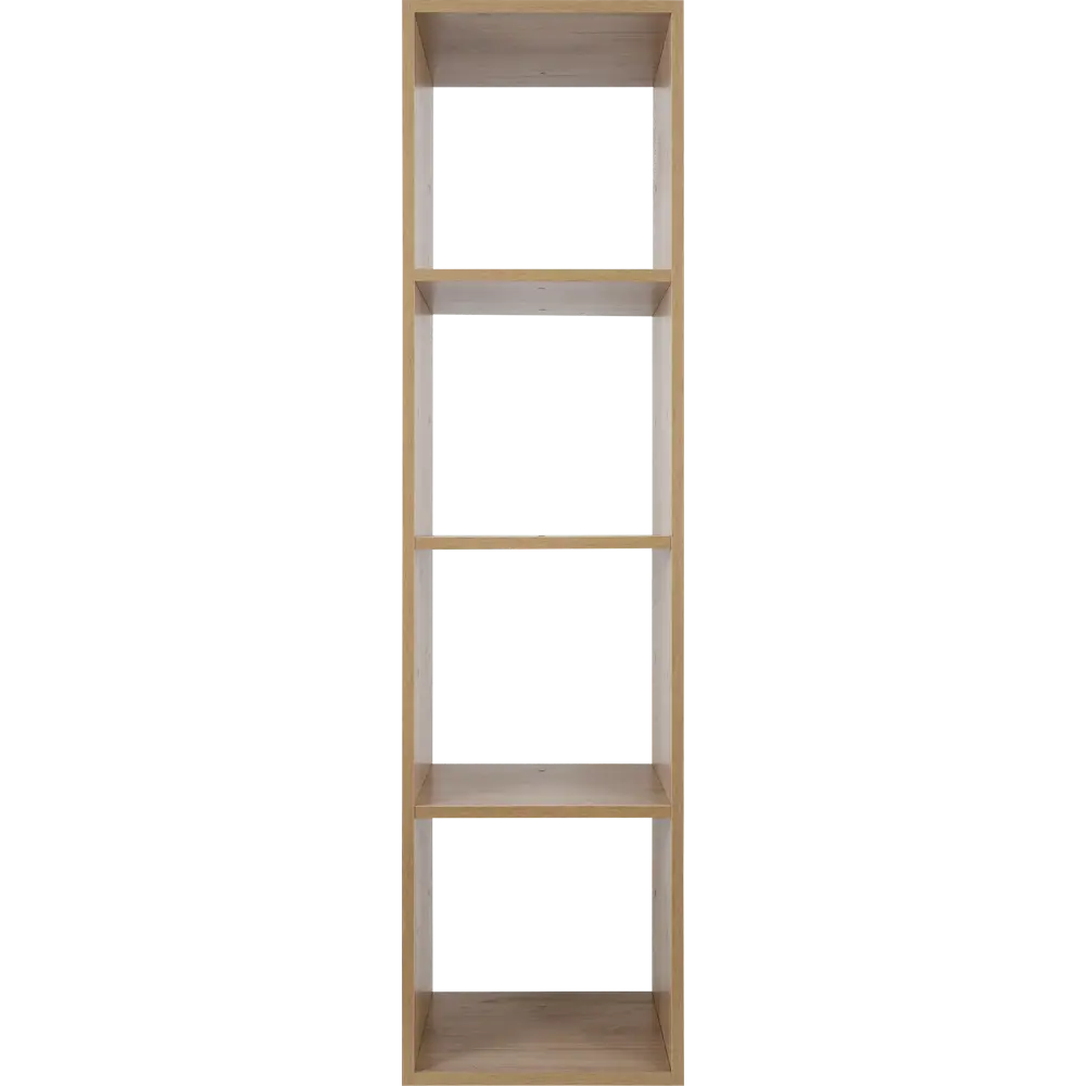 Стеллаж КУБ 4 секции 36х139х32 см ЛДСП цвет дуб Santreyd STLM-2054557 - Вид №1