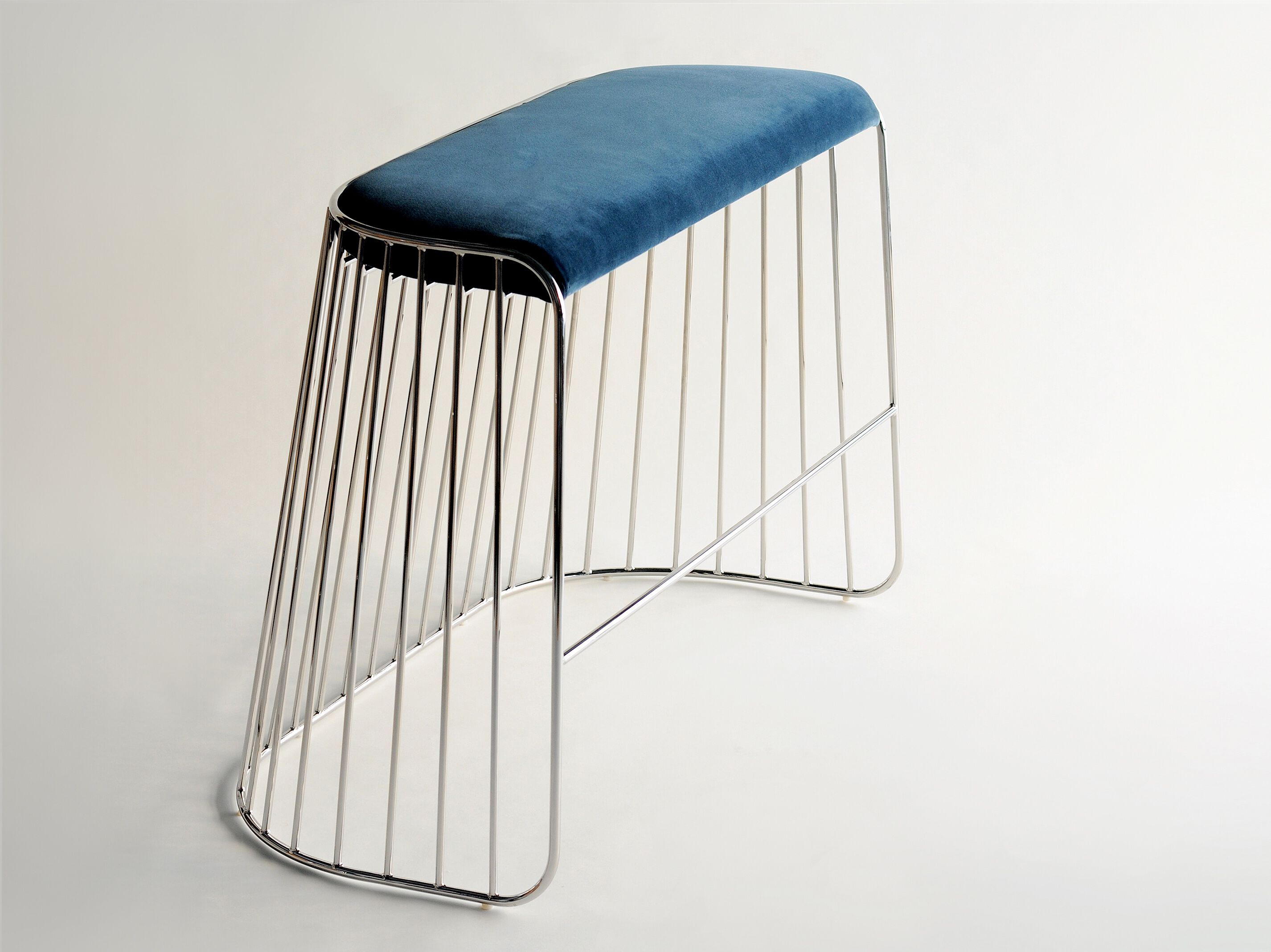 Высокий стул с подставкой для ног без спинки Phase Design Bride'S Veil ARCH-00115515