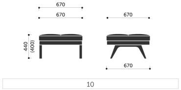 profim Подставка для ног из ткани October sun-id-1381422 - Вид №1