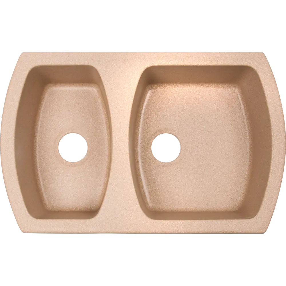 Мойка DELINIA  77x49x18.6 см, кварц, цвет бежевый STLM-2050452