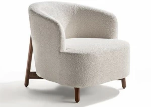 Porada Кресло из ткани и основа из ореха каналетта Twenty