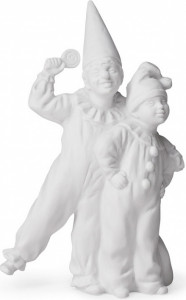 10634338 Императорский фарфоровый завод Скульптура "Смех и радость" (белый бискв.) Твёрдый фарфор