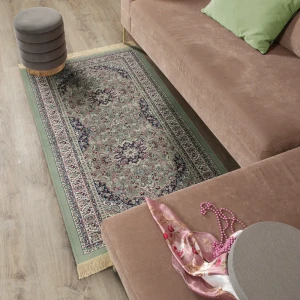 Ковер вискоза Isphahan 77801 Green 80x150 см цвет зеленый 83271477 STLM-2067566