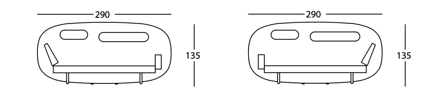 Тканевый диван с высокой спинкой SANCAL ARCH-00113292 - Вид №2