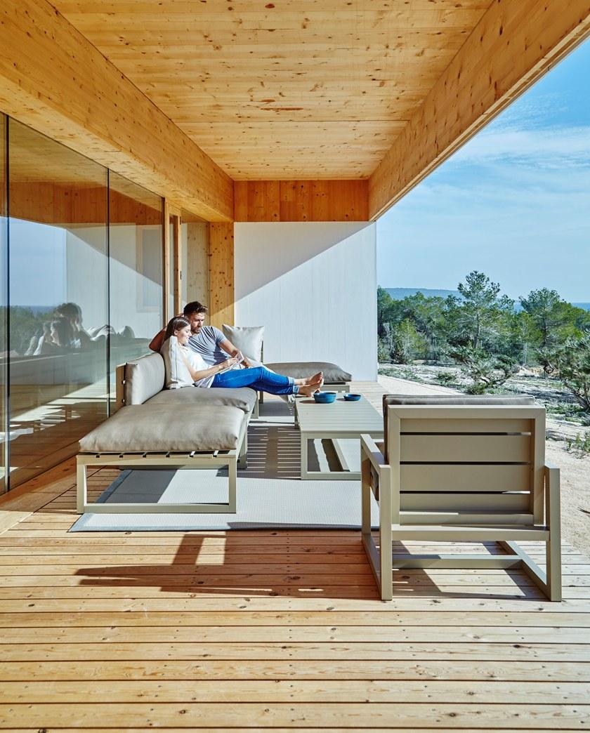 GANDIABLASCO Алюминиевый садовый пуф Saler sun-id-1475171 - Вид №3