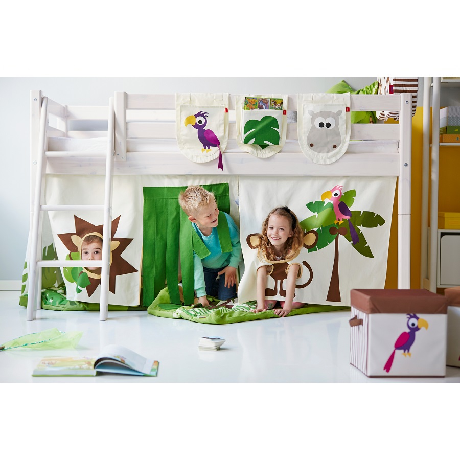 Кровать Flexa Classic с наклонной лестницей, лакированная, 190 см 9010307101 - Вид №3