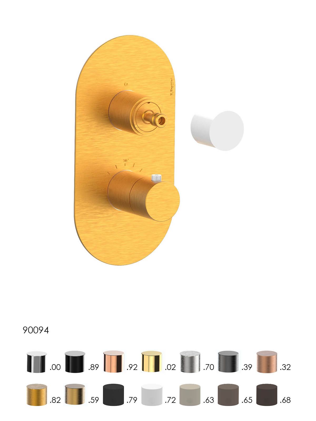 Встраиваемый термостатический смеситель для душа Rubinetterie Frattini ARCH-00032233 - Вид №8