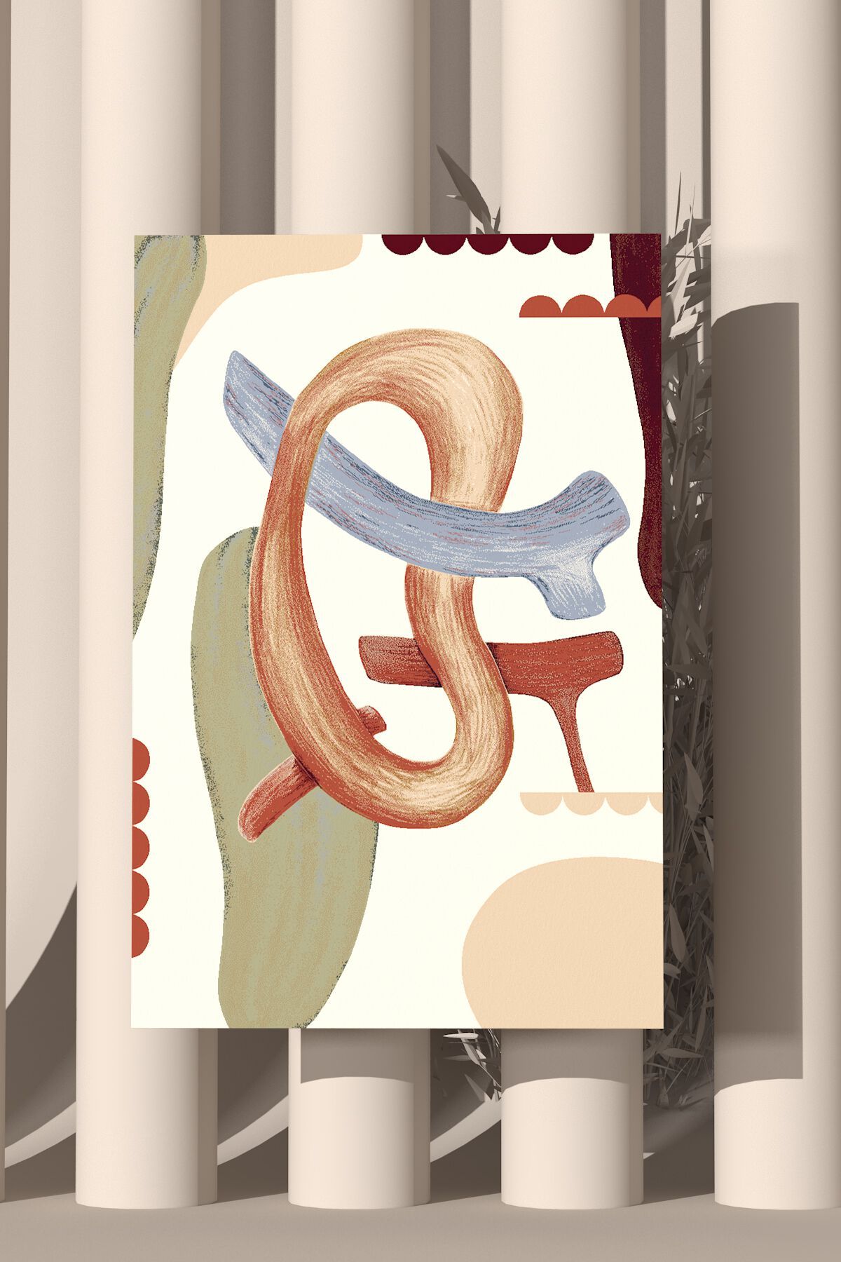 Прямоугольный ковер с рисунком из полипропилена Shishka Project TRAIT ARCH-00070375 - Вид №5