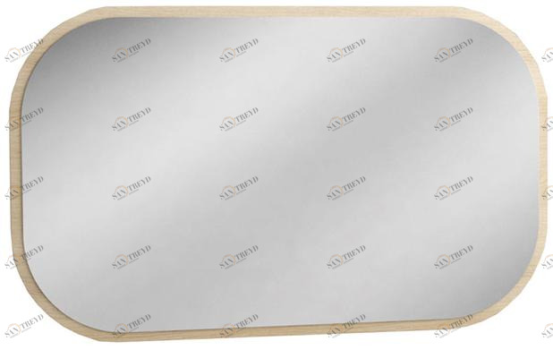 1497 Зеркало для комода Сканди Жемчужно-белый R-HOME 4009326h_Жемчуг