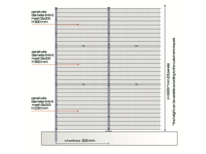Сварная сетка для футбольного поля OFFICINE D'AMICO CALCETTO STRONG ARCH-00054255 - Вид №2