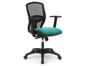 Офисное кресло с регулируемой высотой и сеткой с 5 спицами