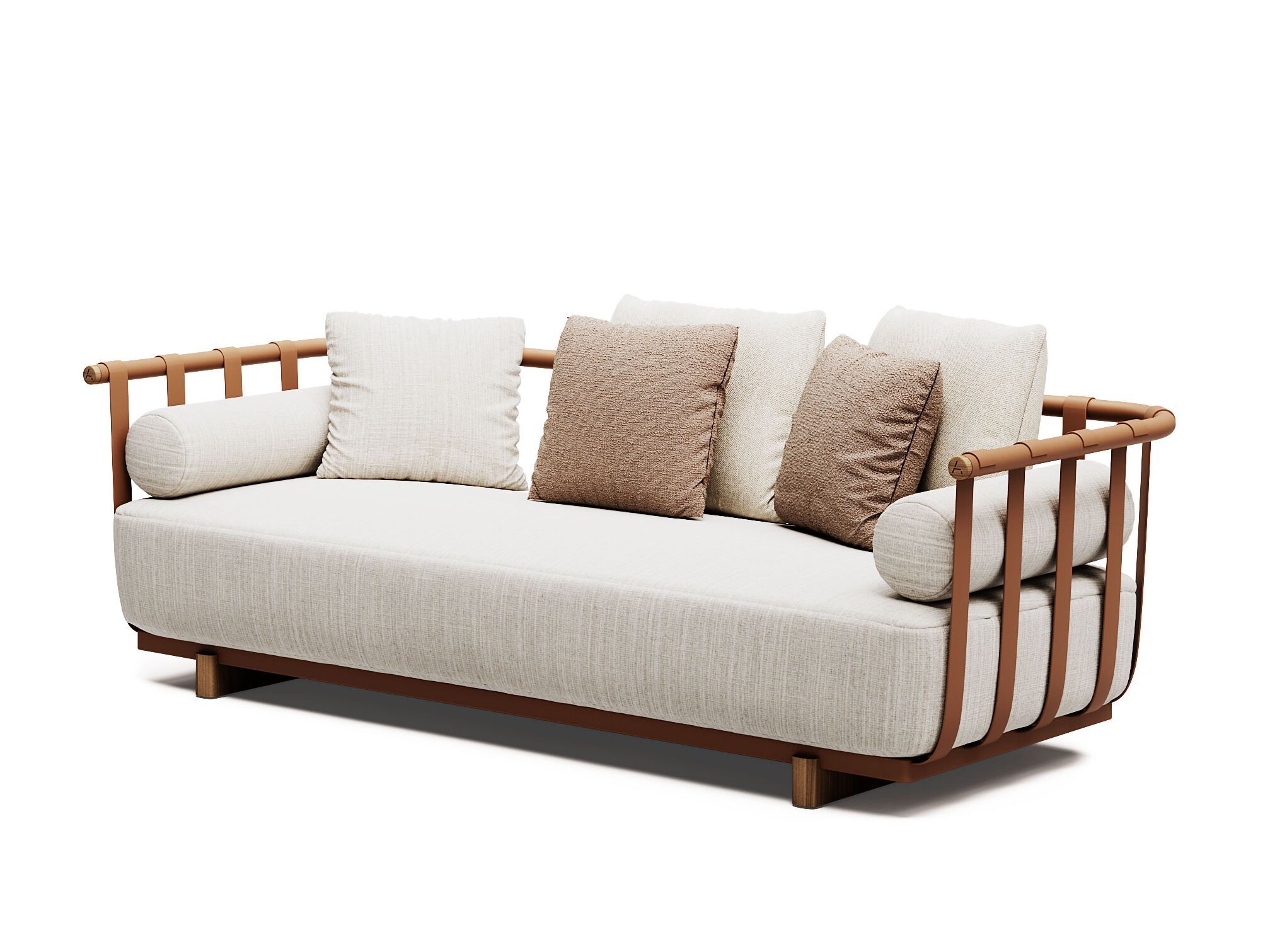 3-местный тканевый садовый диван Atmosphera Портофино ARCH-00011537 - Вид №3