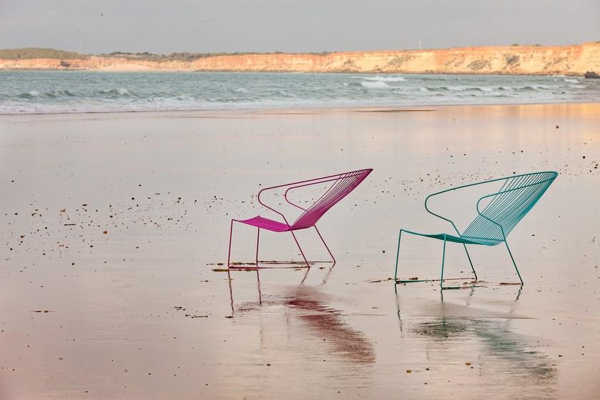 iSimar Штабелируемое садовое кресло из стали с подлокотниками Bolonia 9143 - Вид №6