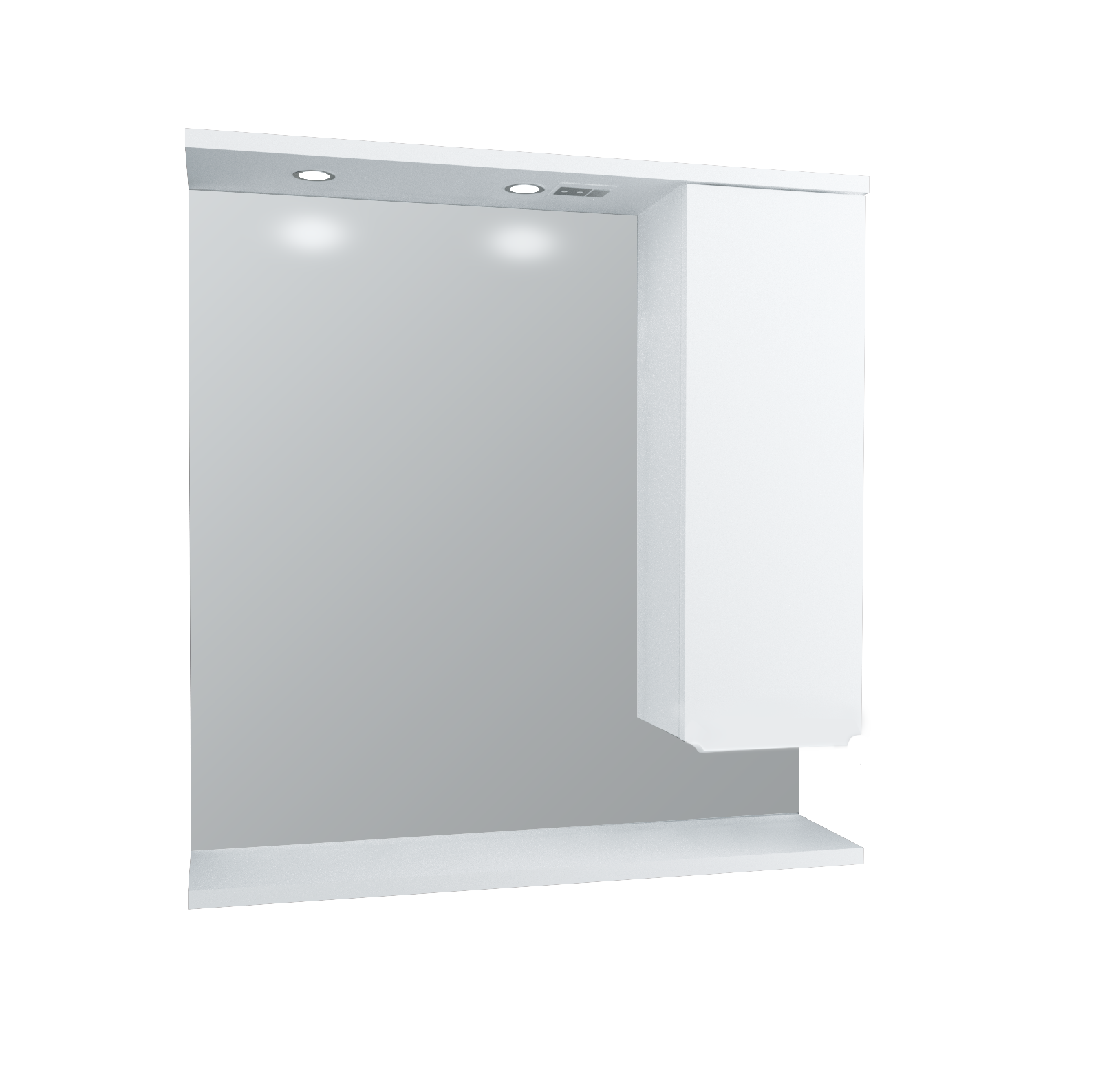 У23118 Зеркало Кода 65 Лайт Белый глянец 1 Marka Кода 