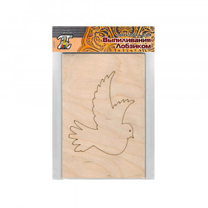 124056 Заготовка для выпиливания №3 "Голубь" Дельта