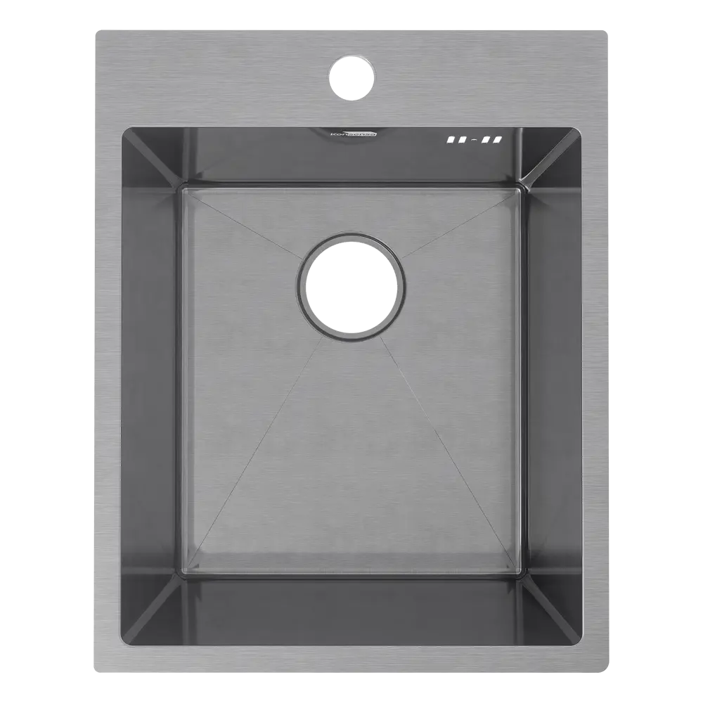 МОЙКА КУХ 40X50 Г20 ЧЕР МЕТ KONSENSA STLM-2092723 - Вид №1