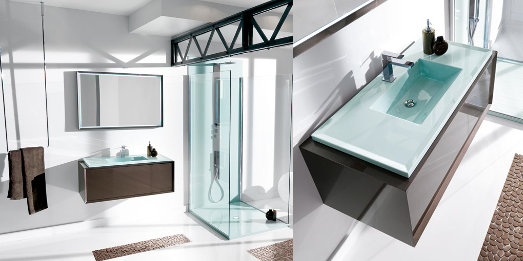 Комплект мебели для ванной PLAZ1050ML PLAZZA Ambiance Bain - Вид №1