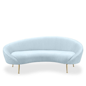 700471-82 ABHIKA ДИВАН KELLY PLISSE ' LT.BLUE