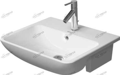 0378550000 Накладная раковина под столешницу  овальная Duravit ME BY STARCK
