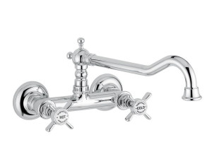 Хром латунь настенный кухонный кран