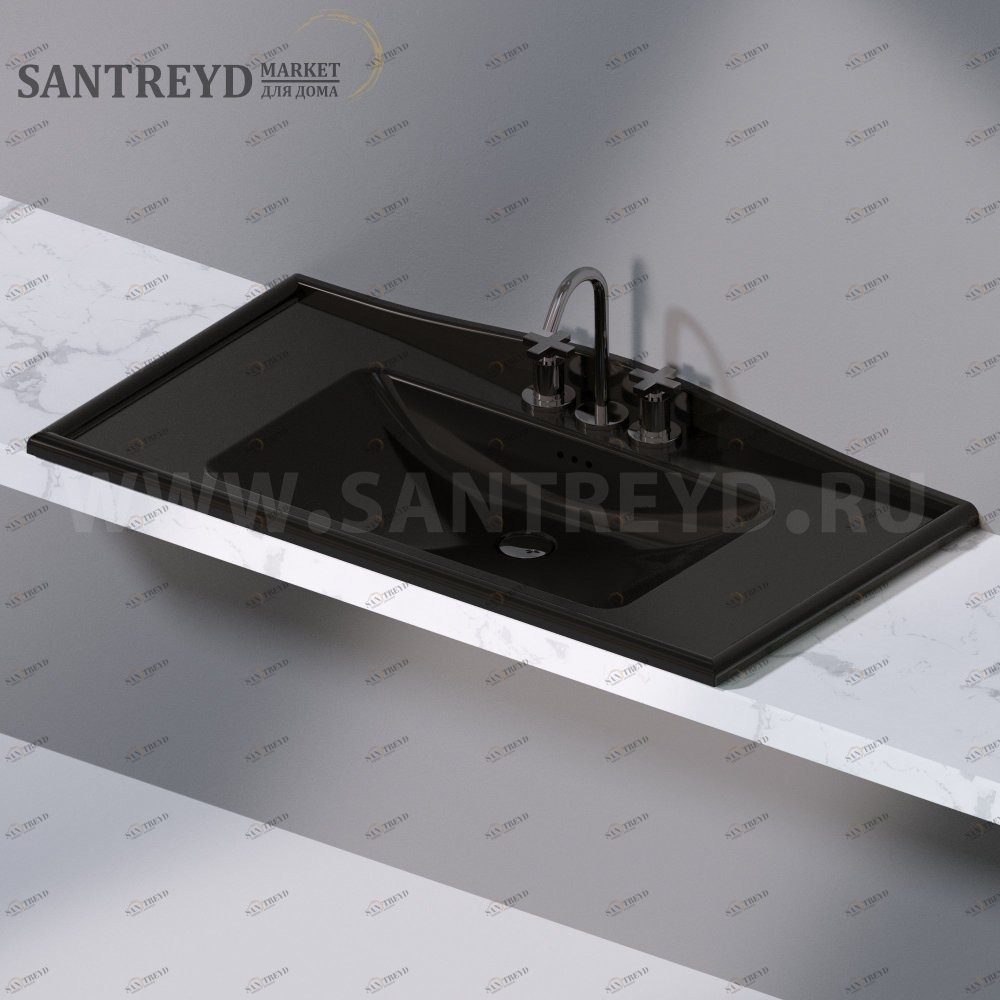 L490104 Накладная раковина под столешницу  прямоугольная A. e T. Italia PRINCESS AeT ITALIA