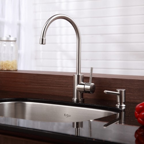 KBU12-KPF2160 Мойка кухонная прямоугольная Krausru  - Вид №2