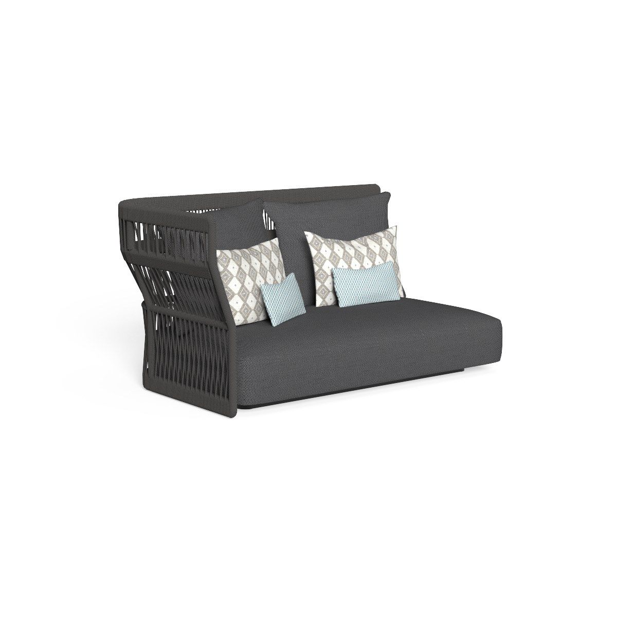 Секционный садовый диван из ткани и веревки Talenti ARCH-00118279 - Вид №35