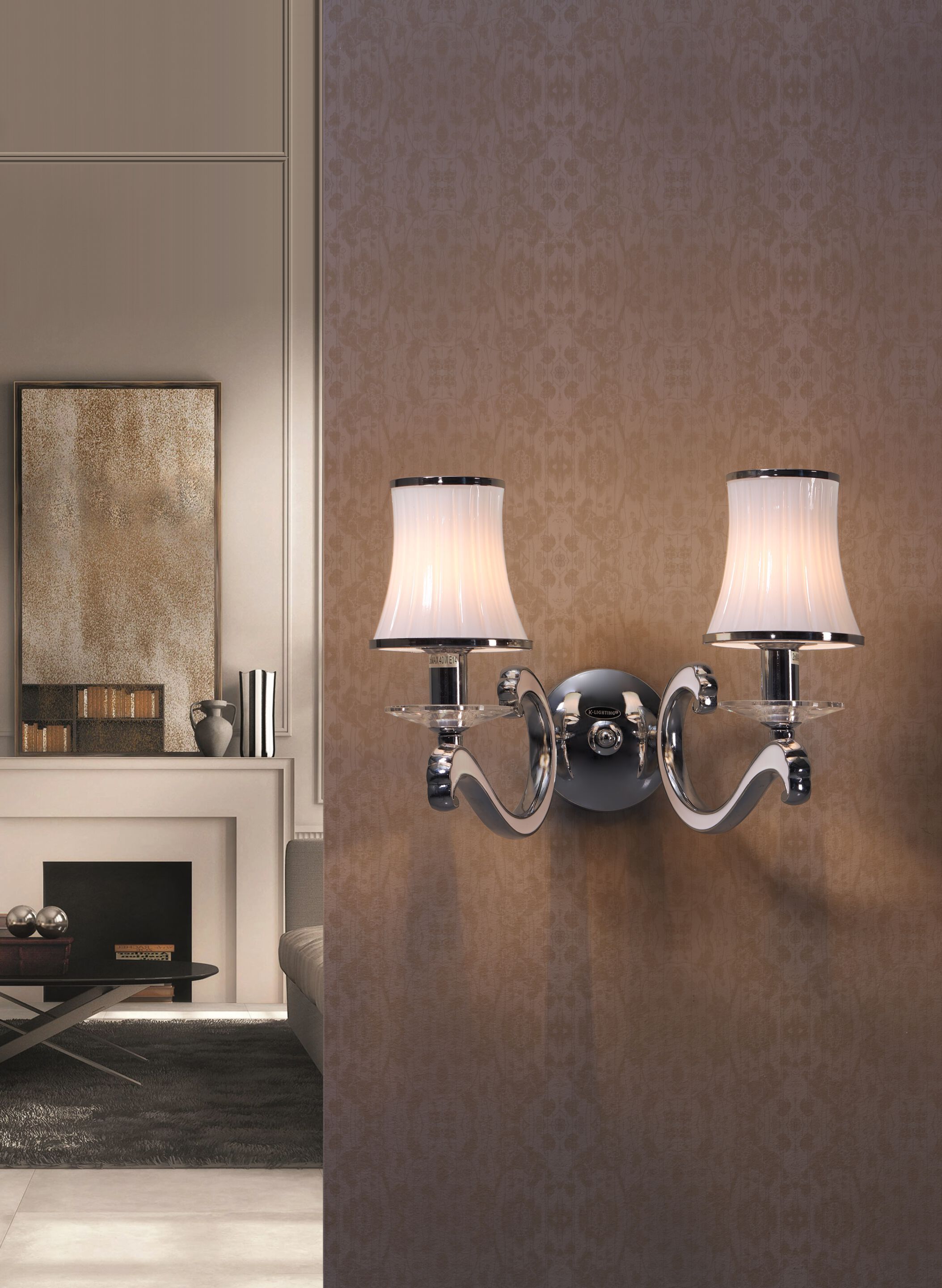 Металлический и стеклянный настенный светильник K-Lighting Винтаж ARCH-00055426 - Вид №2