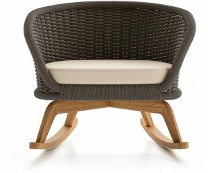 Atmosphera Садовое кресло-качалка из тика и акрила Ludo Lu.do