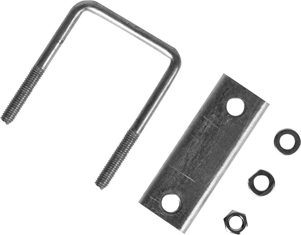 Santreyd: Набор оцинкованных хомутов для столбов 40 мм (3 шт) 82035877