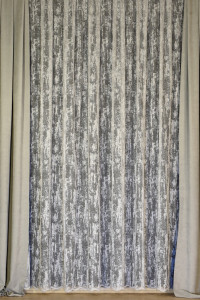 Тюль ELIT HOME Жаккард сетка серый 290 см 85337334