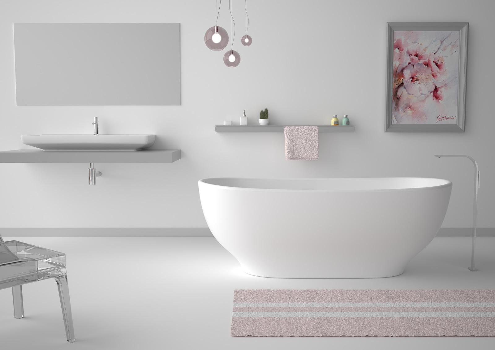 VAMO26 Акриловая ванна отдельностоящая GSG CERAMIC Moon - Вид №1