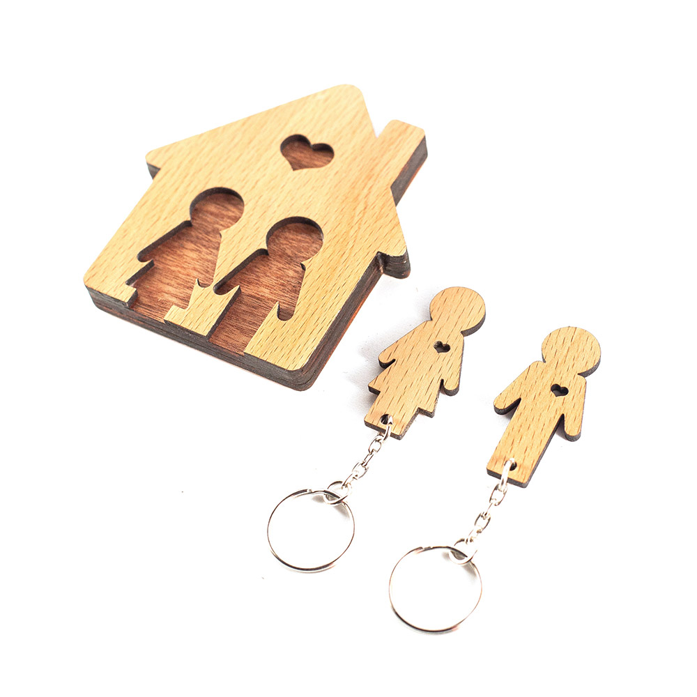 1501-2 Ключница «мальчик и девочка» Mimi  - Вид №1