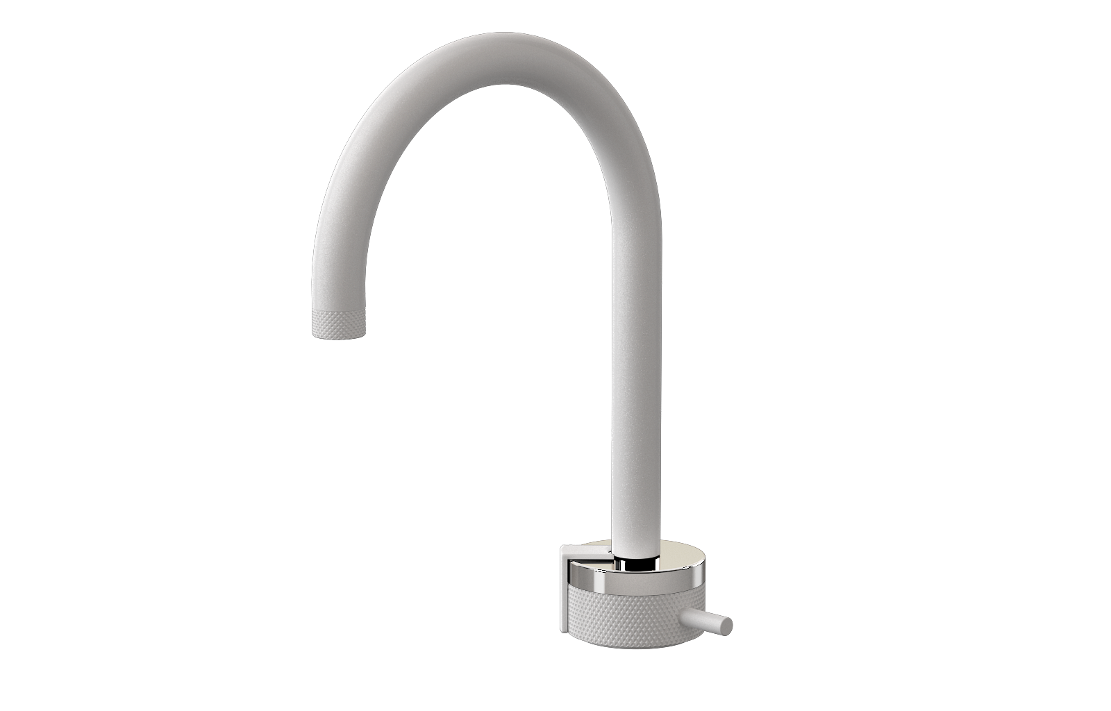 E-11502-R1PC-L2WT-WT Однорычажный прогрессивный смеситель для раковины - излив 16см GRAFF MOD+