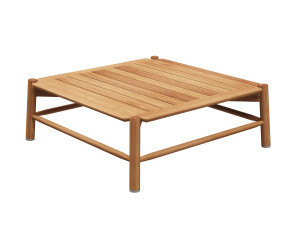 Низкий квадратный стол из тикового дерева