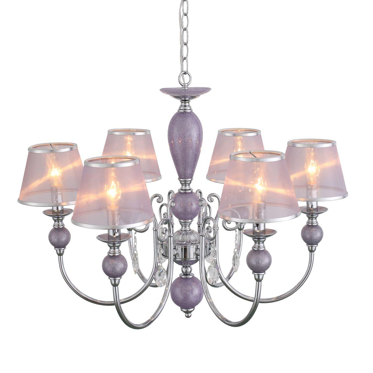 Подвесная люстра ST Luce Lilium SL175.103.06 ST LUCE ДИЗАЙНЕРСКИЕ, LILIUM 138056 Розовый  - Вид №2