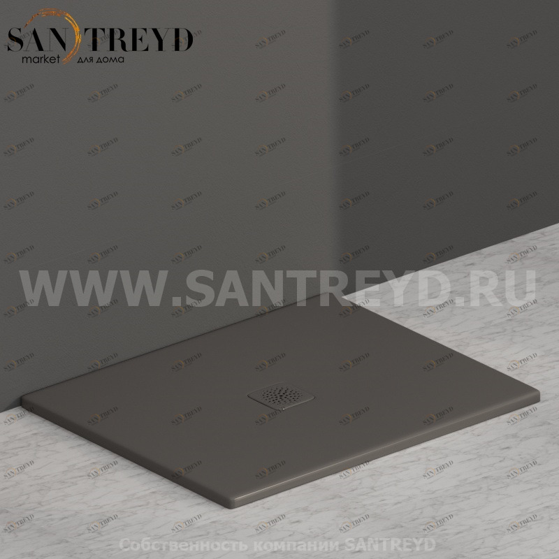 DT100AT Душевой поддон 100x80 керамический Globo Ceramica Globo DOCCIATRE